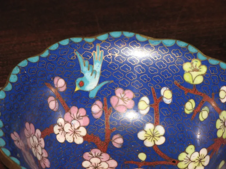 Coupé Chinoise, Cuvée Cloisonné, époque 20 ème.