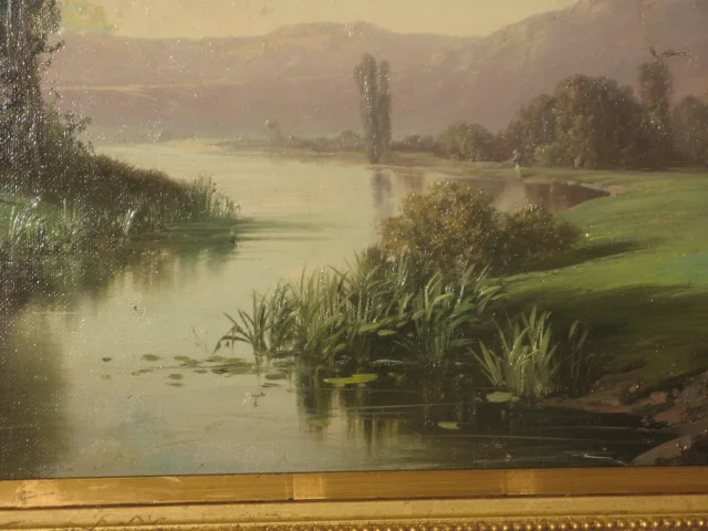 PAISAJE FIRMADO A. GODCHAUX