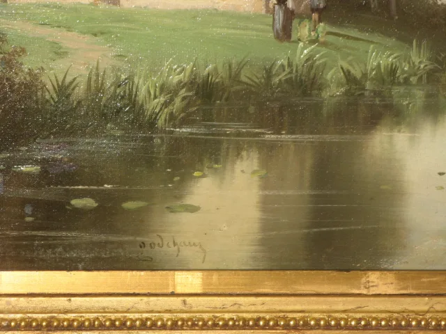 PAISAJE FIRMADO A. GODCHAUX