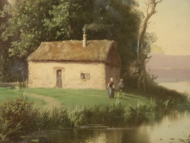 PAISAJE FIRMADO A. GODCHAUX