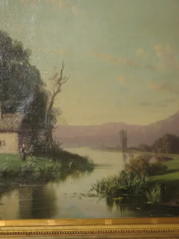 PAISAJE FIRMADO A. GODCHAUX