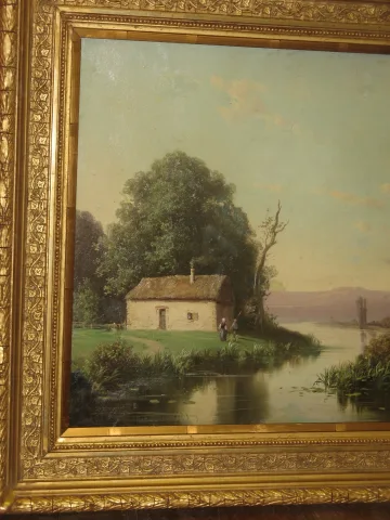 PAISAJE FIRMADO A. GODCHAUX