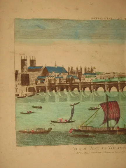 18. C OPTISCHE ANSICHT VON WESTMINSTER BRIDGE