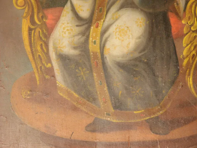 Le Christ pancrator, Icône époque 19ème.
