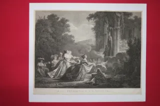 Le Pélérinage de Saint Nicolas, Tiefdruck-Epoche 18ème.