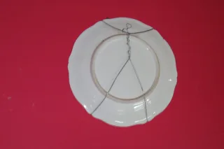 paire d'Assiettes de Limoges (Haviland), époque 19ème.