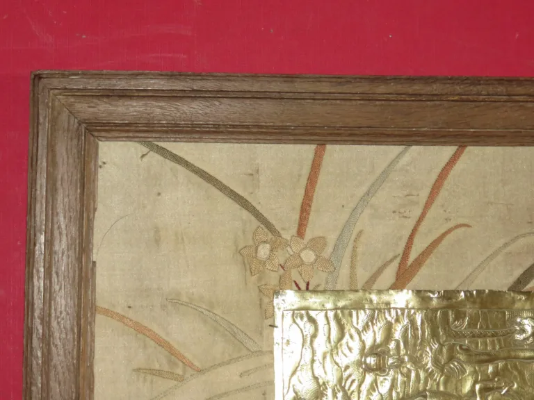 Paire De Cuivres avec Anges et personnages, époque 17 ème.