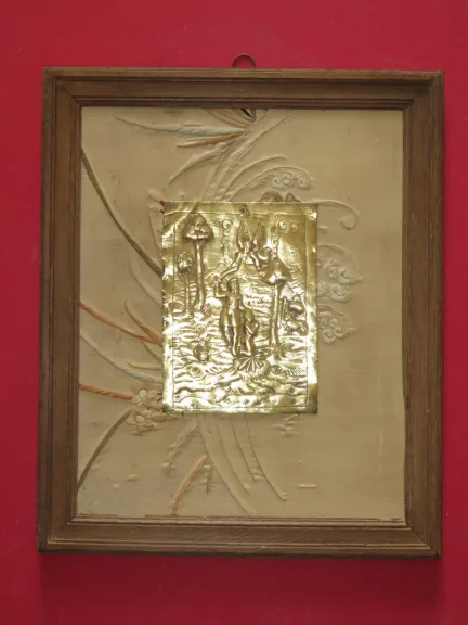 Paire De Cuivres avec Anges et personnages, époque 17 ème.