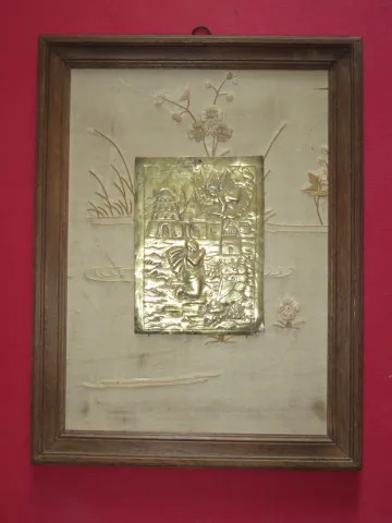 Paire De Cuivres avec Anges et personnages, époque 17 ème.