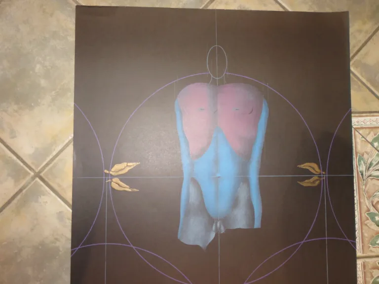 Wunderlich Paul : Lithographie, affiche des jeux Olympiques  Munich de 1972.