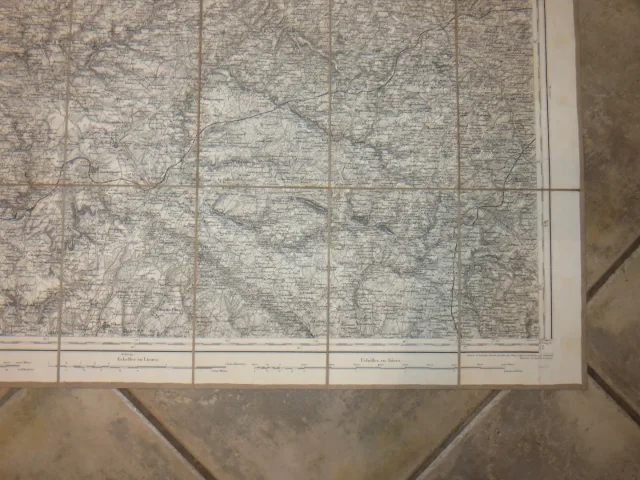 Carte Routière, Dépliante, Entoilée, "napoléon Vendée ", époque 19ème