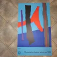 Winter Fritz: Lithographie, affiche des jeux Olympiques Munich de 1972.