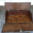 Bureau de pente en noyer et filet de amarante
