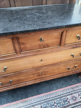 Commode Louis XVI époque fin XVIII en merisier