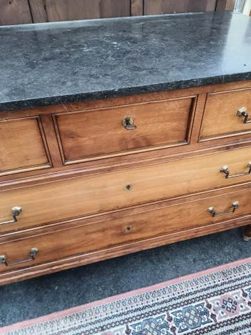 Commode Louis XVI époque fin XVIII en merisier