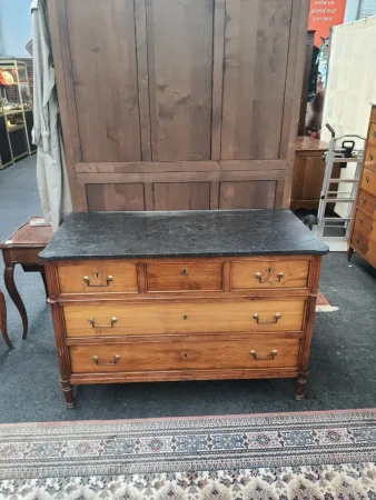 Commode Louis XVI époque fin XVIII en merisier