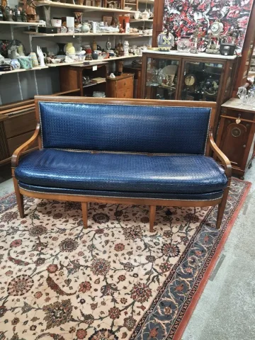 FRENCH RESTAURATION PERIOD SETTEE