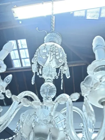 Lustre en cristal de Murano