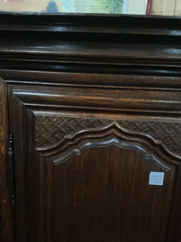 Bonnetière en chêne XIX