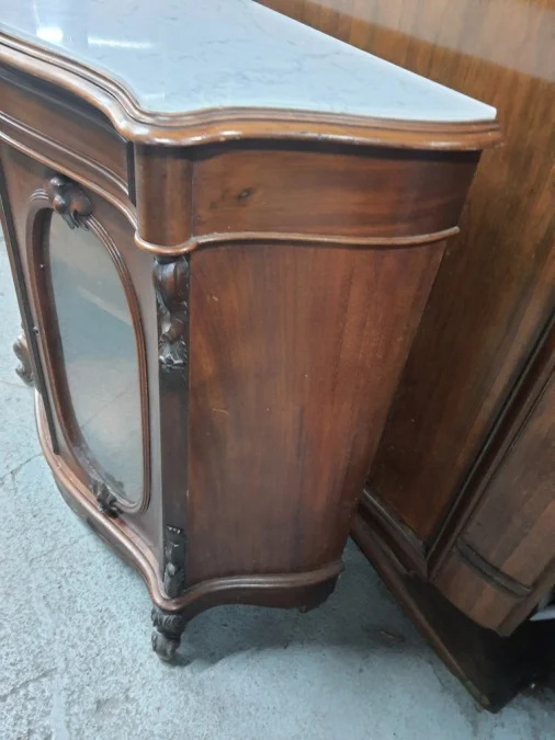 Vitrine en acajou