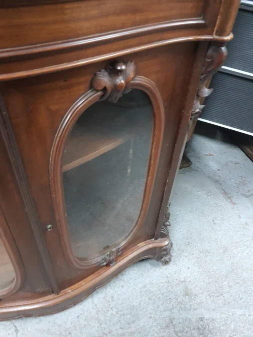 Vitrine en acajou