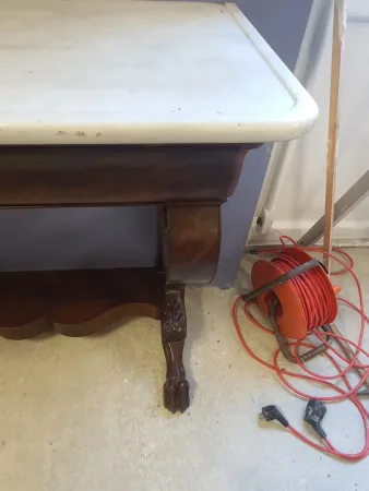 Console en acajou