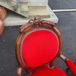 Paire de fauteuils en acajou