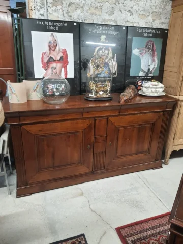 Buffet 2 portes en merisier