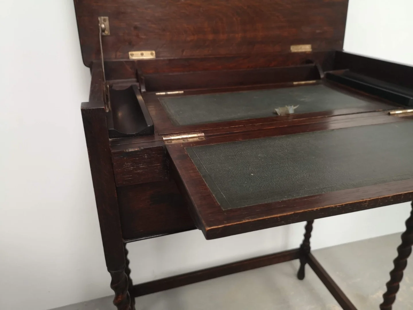 Ecritoire chêne ancien