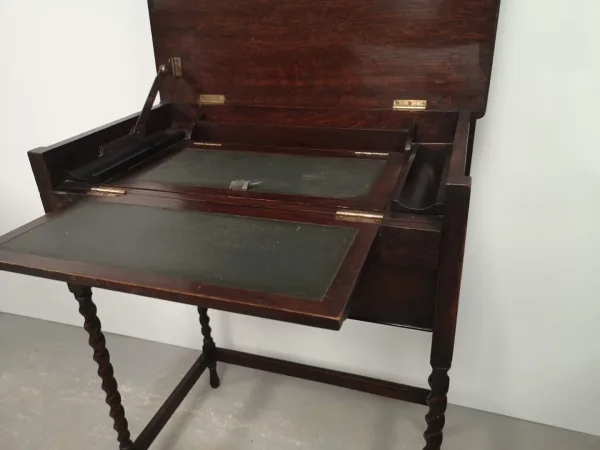Ecritoire chêne ancien