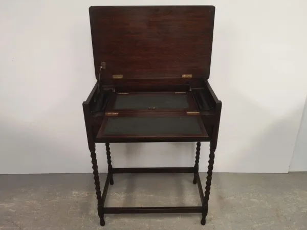 Ecritoire chêne ancien