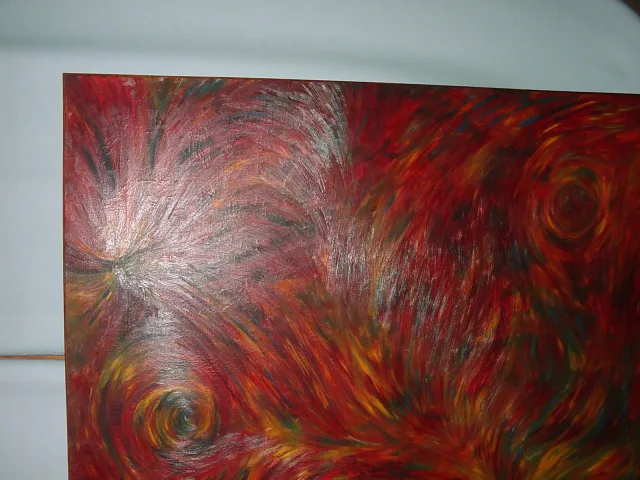 SCHILDERIJ DOOR TORCHALA HAMIWAKA DATED 1973