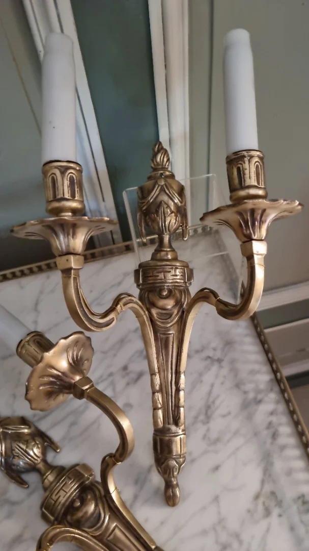 PAAR LOUIS XVI STIJL WANDVERLICHTING