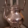 Samovar d'époque XIXème en métal argenté