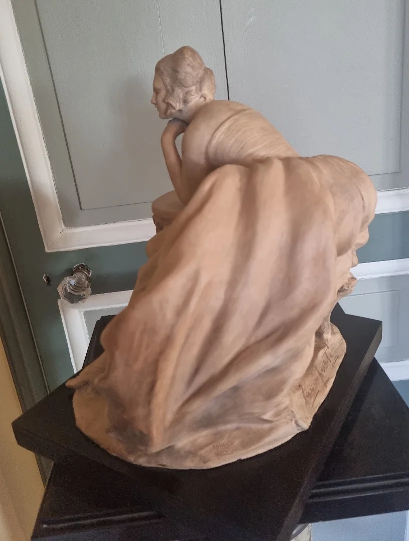 Sujet en terre cuite d'époque des années 30