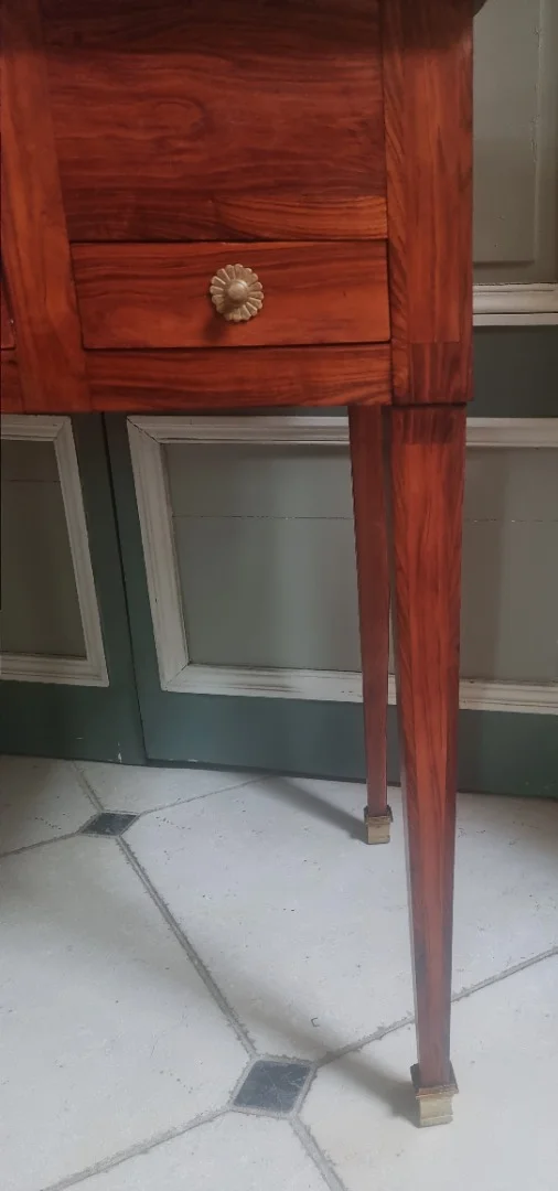 Coiffeuse d'époque Louis XVI en bois de rose