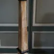 Colonne de marbre noir et onyx d'époque XIXème