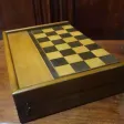 coffret de jeu de dame et backgammon début XXème