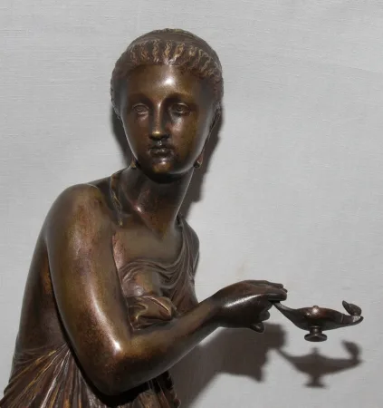 BRONZE SCULPTURE SIGNED PEIFFER