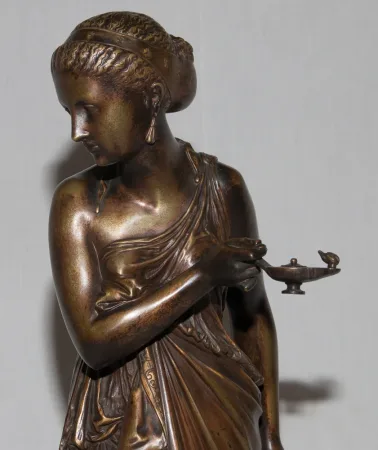 BRONZE SCULPTURE SIGNED PEIFFER