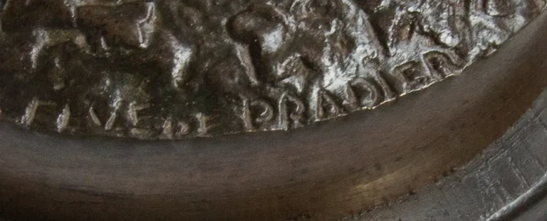 BRONZE SKULPTUR UNTERSCHRIFT