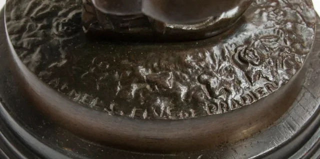 BRONZE SCULPTURE SIGNED CALMELS