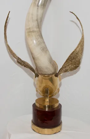 BRONZE SCULPTURE SIGNED JACQUES DUVAL BRASSEUR