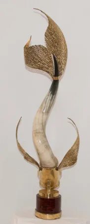 BRONZE SCULPTURE SIGNED JACQUES DUVAL BRASSEUR