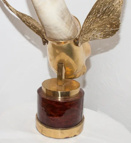 Sculpture en bronze "Poisson" signée Jacques DUVAL-BRASSEUR -1976