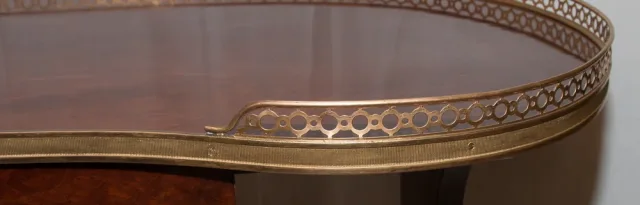 LOUIS XVI STYLE KIDNEY SHAPE TABLE