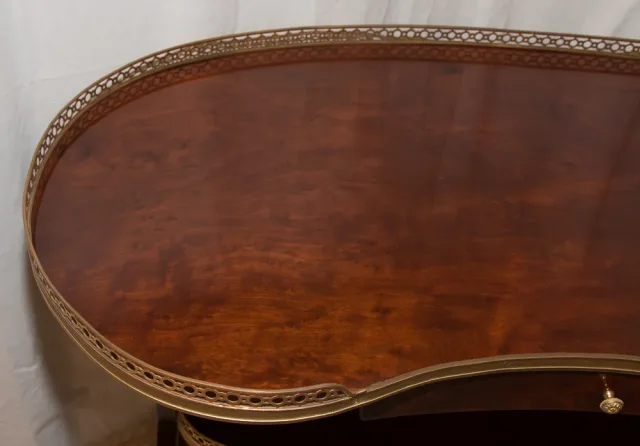 LOUIS XVI STYLE KIDNEY SHAPE TABLE