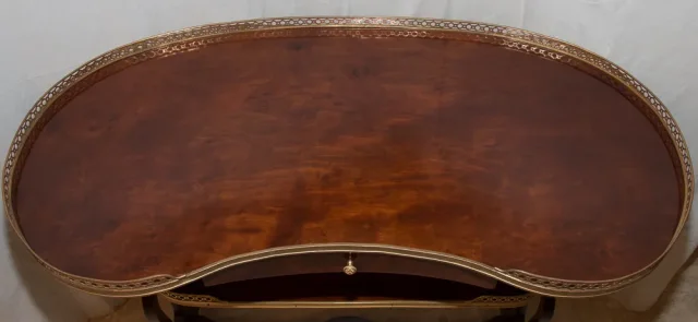 LOUIS XVI STYLE KIDNEY SHAPE TABLE