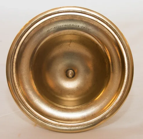 Coupe en bronze doré signée "Maison Alphonse Giroux" 1870