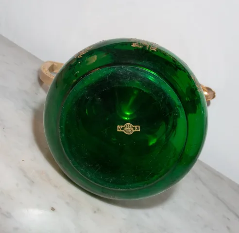 ORANGEADE JUG SIGNED VICTOR SAGLIER